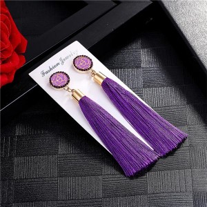 Серьги кисточки Flowers