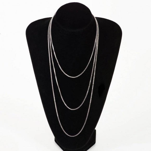 Набір прикрас: Довге Кольє та сережки Соната