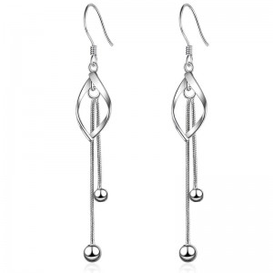 Сережки підвіски з ланцюжком Кароліна Сережки підвіски з ланцюжком Кароліна