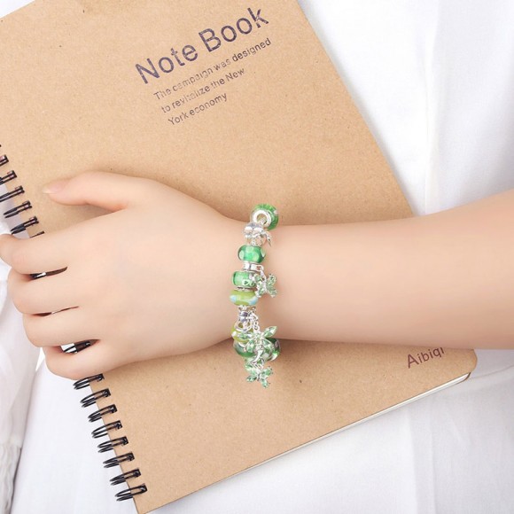 Браслет Пандора посеребренный Стрекоза