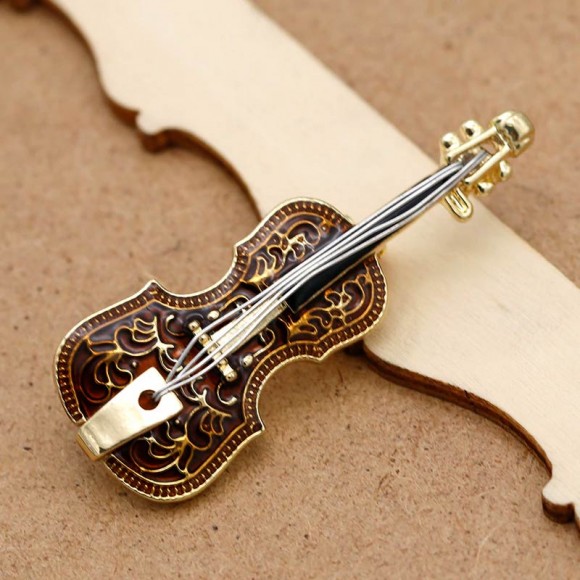 Брошь Скрипка
