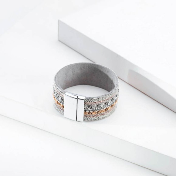 Жіночий браслет грецький стиль сріблястий Жіночий браслет грецький стиль сріблястий