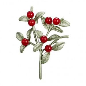 Брошь Красные ягоды Брошь Красные ягоды