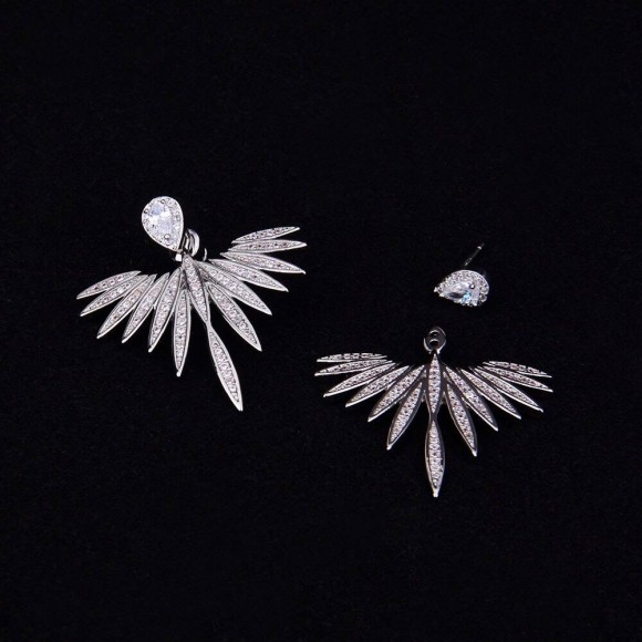 Сережки кришталевий стиль Сережки кришталевий стиль