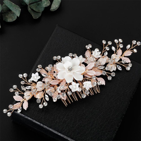 Роскошный гребень для волос с цветами Роскошный гребень для волос с цветами