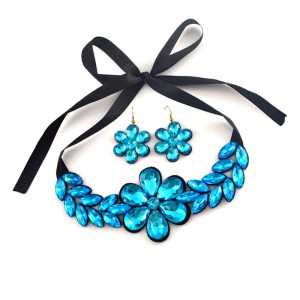 Набір блиск прикрас: кольє, сережки