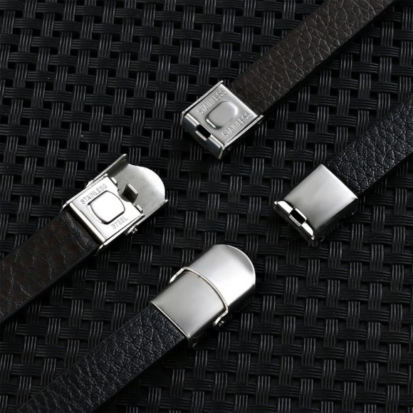 Кожаный браслет Steel Black Кожаный браслет Steel Black