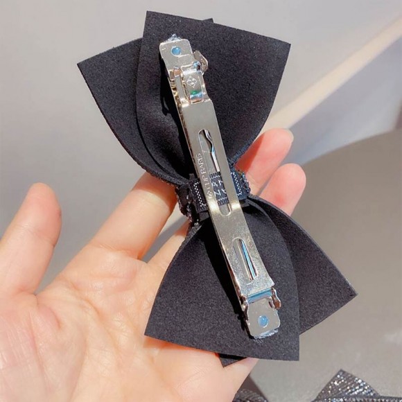 Заколка для волос Бантик с кристаллами Заколка для волос Бантик с кристаллами