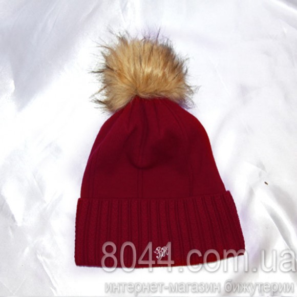 Шапка з помпоном Лія