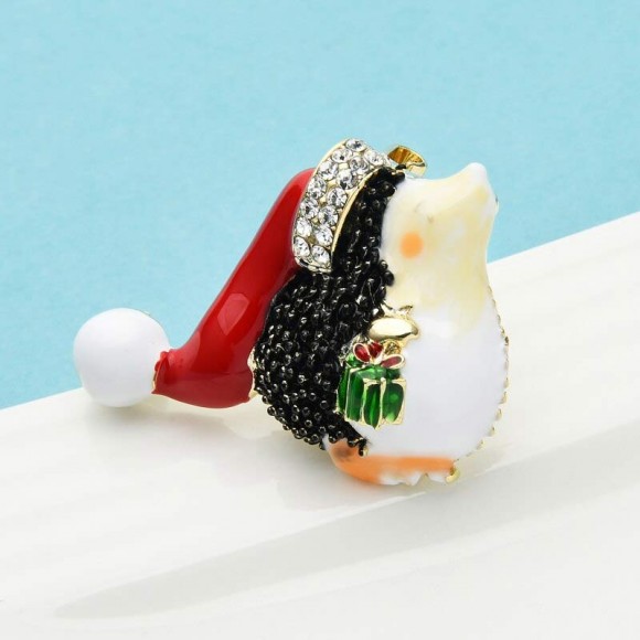 Брошка новорічний Їжачок Брошка новорічний Їжачок