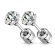 Серьги гвоздики из стали Spikes SE3690