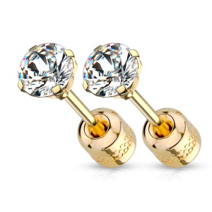 Серьги гвоздики из стали Spikes SE3690 Серьги гвоздики из стали Spikes SE3690