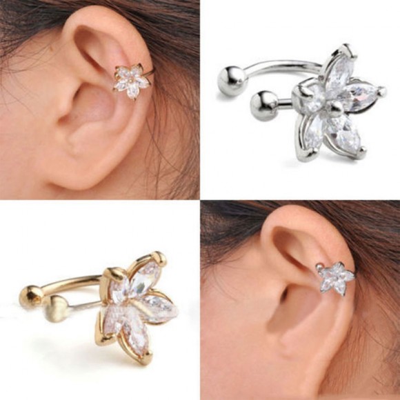 Кафф без проколу Квіточка