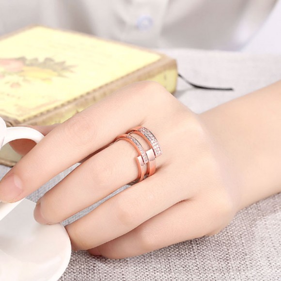 Кольцо Rose Gold