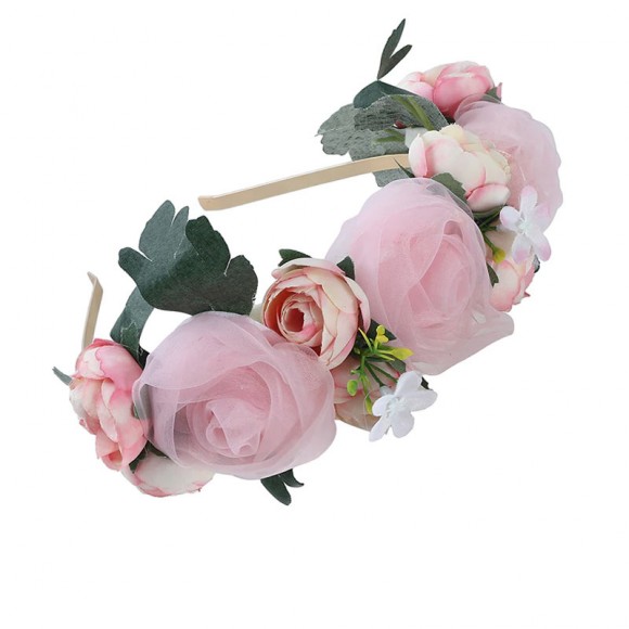 Обруч для волос Нежность с розами Обруч для волос Нежность с розами