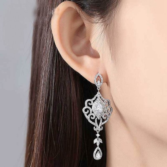 Сережки підвіски Авія