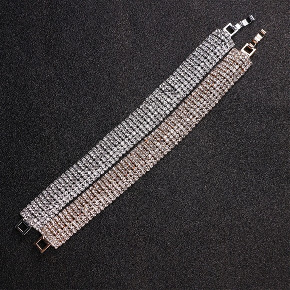 Браслет цепочка Кристальная усыпка Браслет цепочка Кристальная усыпка