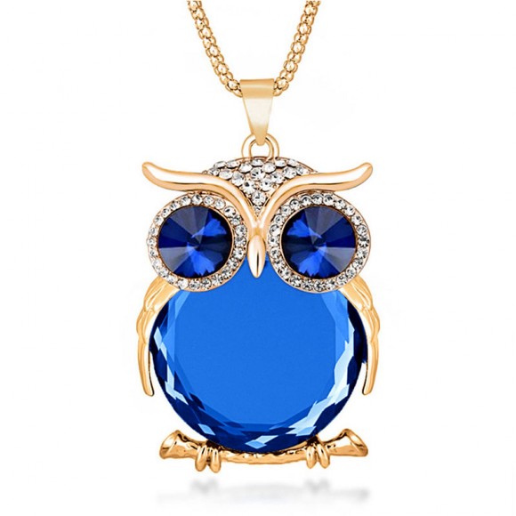Кулон Кришталева сова з кристалом Кулон Кришталева сова з кристалом