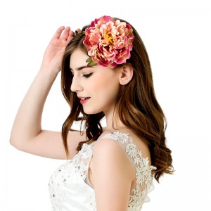 Обруч для волос Пион