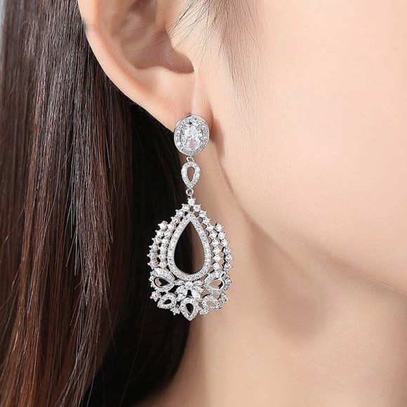 Сережки підвіски Мілена