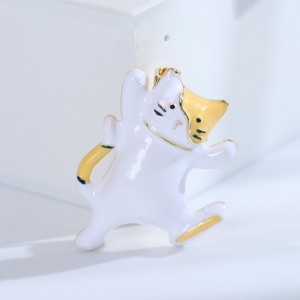 Брошка грайливий котик Брошка грайливий котик