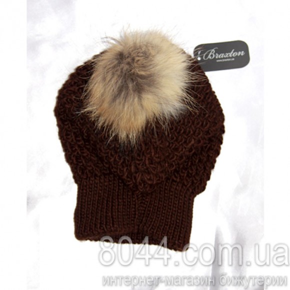 Шапка с помпоном Бейлис