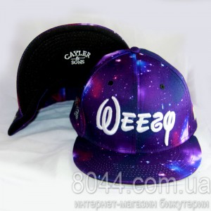 Кепка із прямим козирком Dream Star galaxy Purple