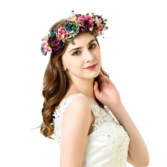 Венок на голову Лавандовый цвет Венок на голову Лавандовый цвет