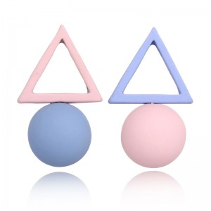 Серьги гвоздики Треугольник Candy colour Серьги гвоздики Треугольник Candy colour