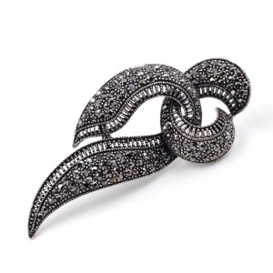 Брошь Геометрия овал Брошь Геометрия овал