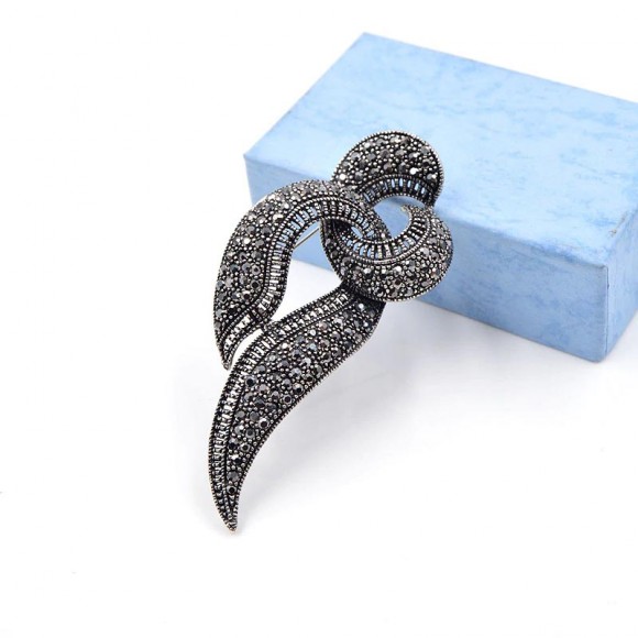 Брошь Геометрия овал Брошь Геометрия овал