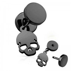 Фейк плаги обманки из стали Spikes Череп PSFX-103