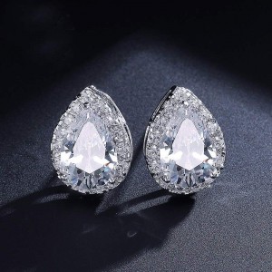 Серьги гвоздики капелька Кристи Серьги гвоздики капелька Кристи