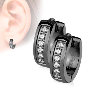 Серьги кольца из стали Spikes SE3305 Серьги кольца из стали Spikes SE3305