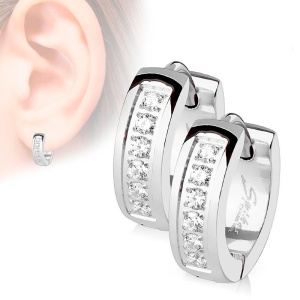 Серьги кольца из стали Spikes SE3305 Серьги кольца из стали Spikes SE3305