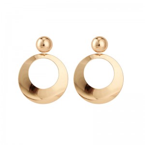 Серьги кольца Round Серьги кольца Round