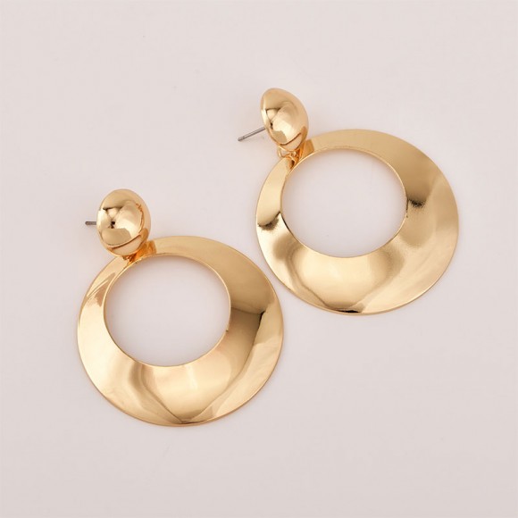 Серьги кольца Round Серьги кольца Round