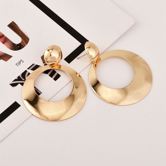 Серьги кольца Round Серьги кольца Round