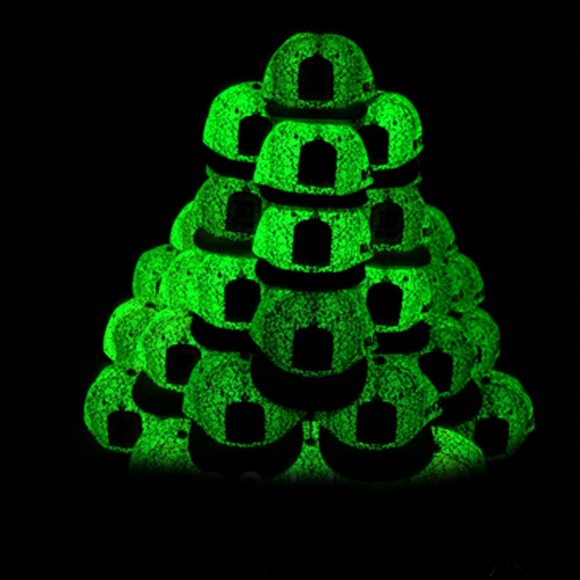 Кепка с прямым козырьком Rabe Rand Люминесцентная (светится в темноте) красная