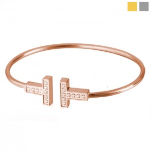 Браслет металевий Tiffany Double T Браслет металевий Tiffany Double T