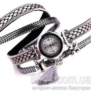 Годинник браслет Fashion Ladies зі шкіряним ремінцем