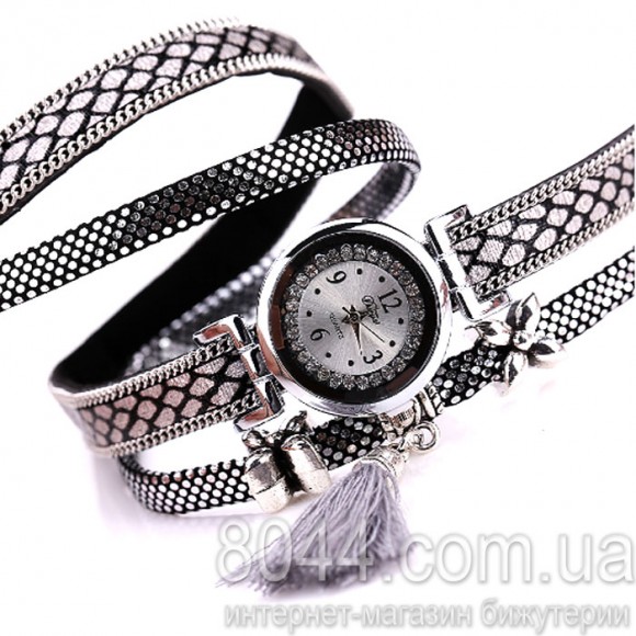 Годинник браслет Fashion Ladies зі шкіряним ремінцем