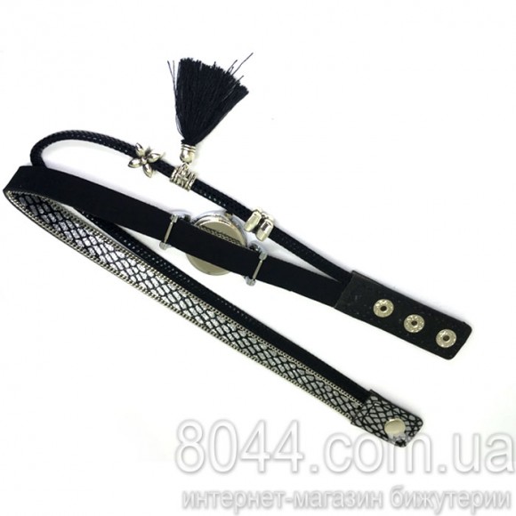 Годинник браслет Fashion Ladies зі шкіряним ремінцем