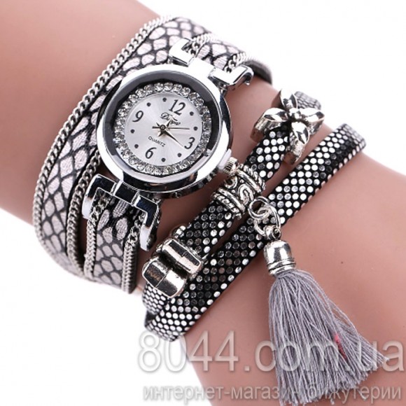 Годинник браслет Fashion Ladies зі шкіряним ремінцем