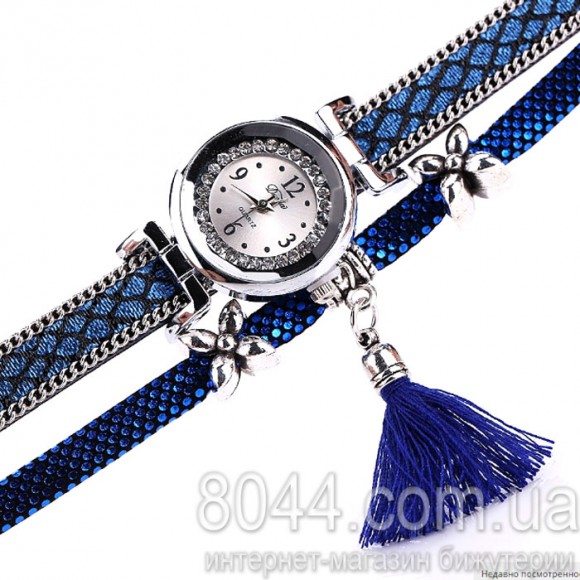 Годинник браслет Fashion Ladies зі шкіряним ремінцем