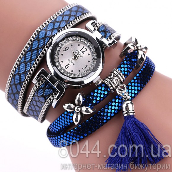 Годинник браслет Fashion Ladies зі шкіряним ремінцем