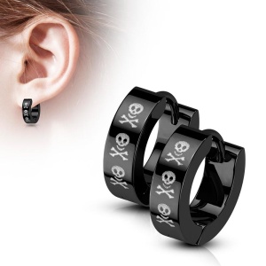 Серьги кольца из стали Spikes SE042 Серьги кольца из стали Spikes SE042