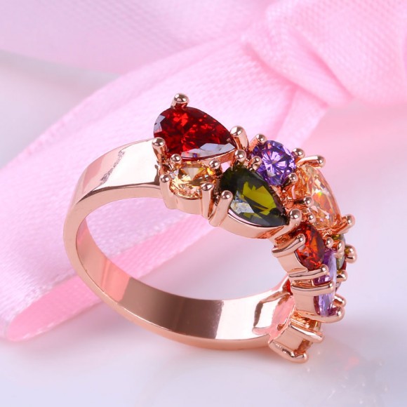 Кільце Multicolor Zircon Кільце Multicolor Zircon