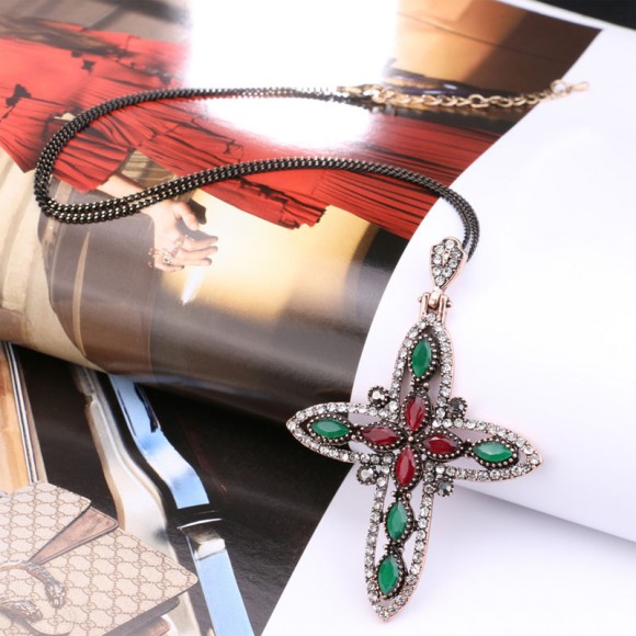 Кулон Хрестик Вінтажний Кулон Хрестик Вінтажний