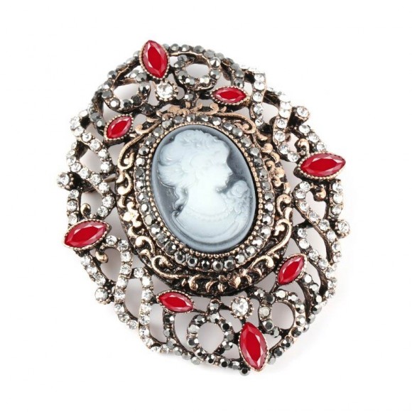Брошь в турецком стиле Камея Элит